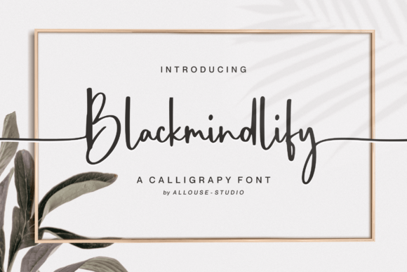 Blackmindlify: The Handwritten Font Designers Love
