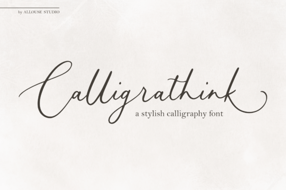 Calligrathink: The Handwritten Font That Speaks Volumes