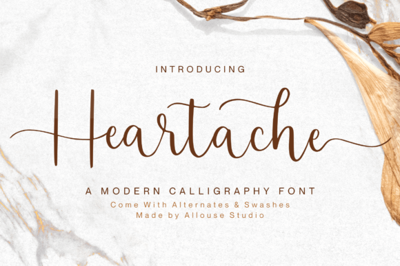 Heartache – A Handwritten Font That Speaks Volumes