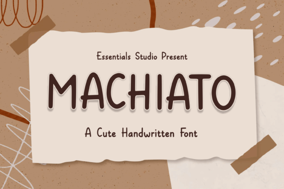 Machiato Font: A Fun Handwritten Typeface for Creative Projects