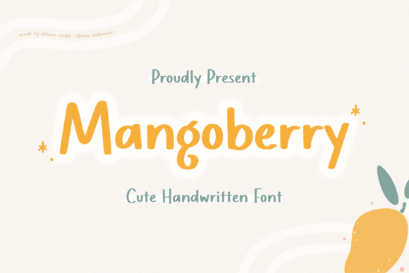 Mangoberry: A Cute Handwritten Font Worth Knowing