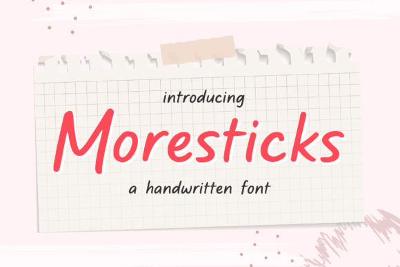 Moresticks Font — Playful Typography With Real Versatility