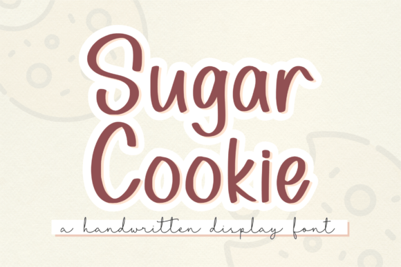 Sugar Cookie Font — Playful Handwritten Type Made for Creators