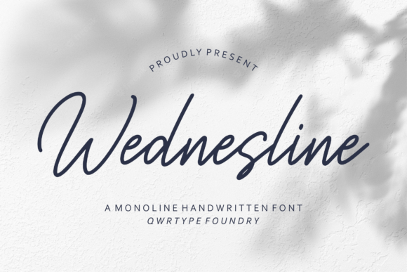 Wednesline Font β Handwritten Elegance for Every Creative Project